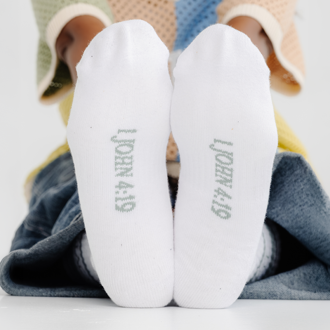 Wholly Loved Crew Socks